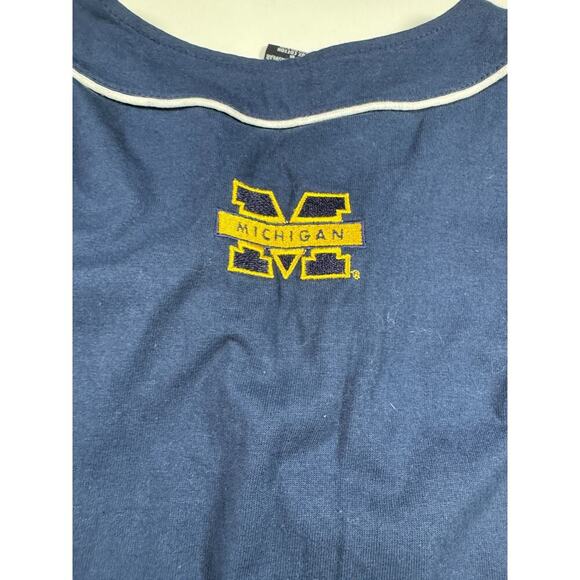 Vintage Michigan Wolverines Baseball Jersey 3/4 Sleeve Size Medium - Picture 8 of 8